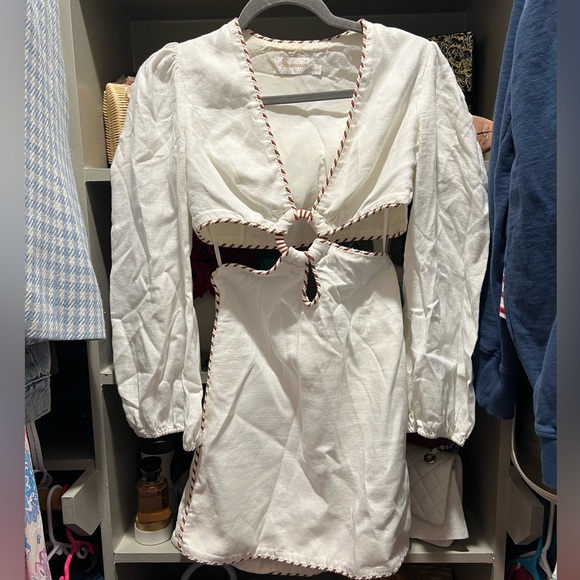 Zimmermann corsage braid cut out dress - Picture 2 of 6